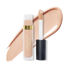 LAURA GELLER packaging front view shows sleek tube and shade label for quick identification