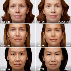 LAURA GELLER lifestyle morning routine scene showing refreshed complexion