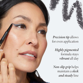 LAURA GELLER built-in sharpener under cap for quick on-the-go touch-ups