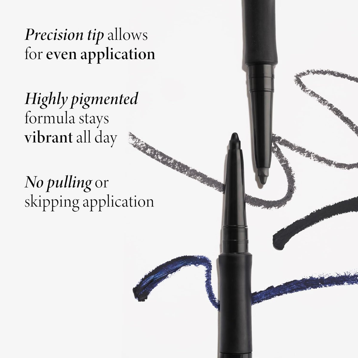 LAURA GELLER cap off revealing label and sharpening feature for precise tips