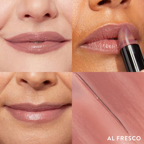 LAURA GELLER closeup of lipstick bullet showing creamy tip and easy glide