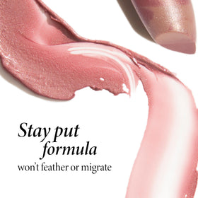 LAURA GELLER NEW YORK applied on lips demonstrating cream finish and hydrating appearance