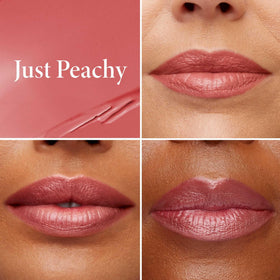LAURA GELLER swatch on inner arm showing Just Peachy tint and semi-shine