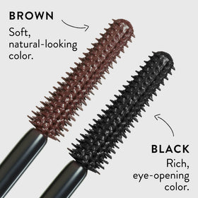 LAURA GELLER NEW YORK mascara held in hand showing size and scale for travel