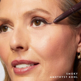 LAURA GELLER NEW YORK arm swatches display Smoky Amethyst color payoff benefit