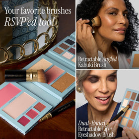 LAURA GELLER NEW YORK palette used in evening setting to create finished look