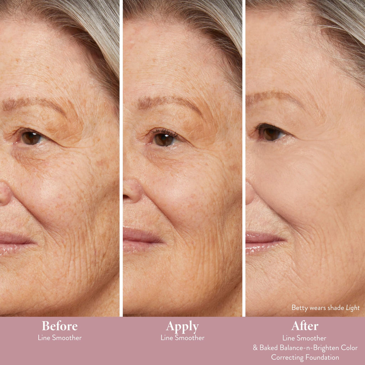 LAURA GELLER NEW YORK close-up texture shot showing velvety primer and blurring effect