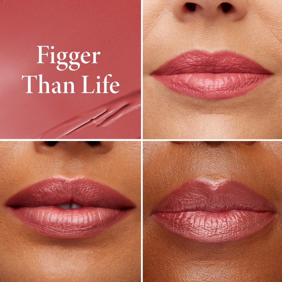 LAURA GELLER NEW YORK arm swatch of Figger than Life showing buildable color