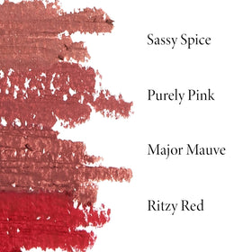 LAURA GELLER NEW YORK paired with matching lipstick to show coordinated color pairing