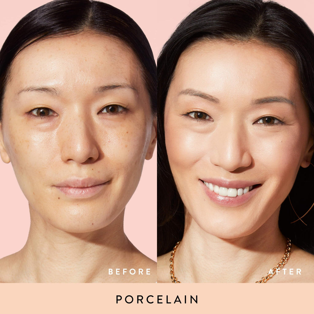 LAURA GELLER close-up of marbleized texture showing pearl-infused pigments for natural glow