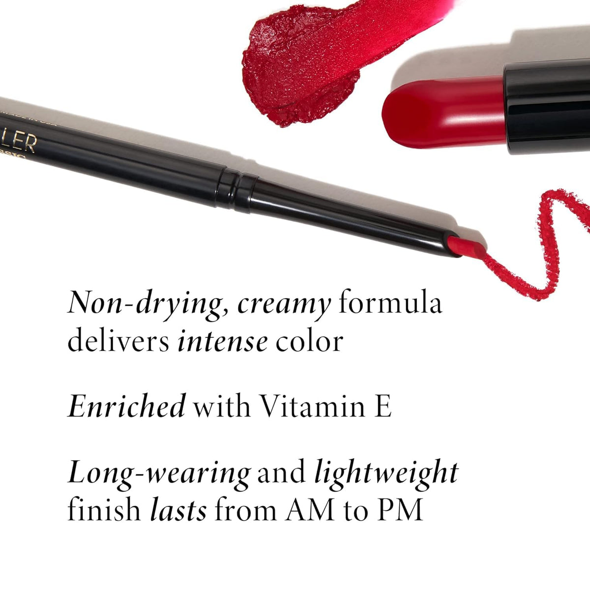 LAURA GELLER NEW YORK swatch on arm showing true Real Rosy shade and even coverage