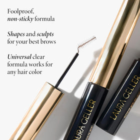 LAURA GELLER NEW YORK gel wand detail showing clear gel for lasting, invisible hold