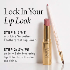 LAURA GELLER NEW YORK lifestyle shot on commute showing quick touch-up ease