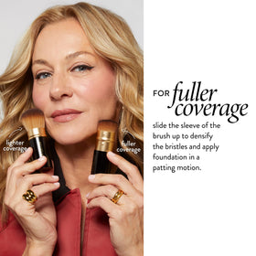 LAURA GELLER NEW YORK brush buffing liquid foundation for seamless coverage benefit