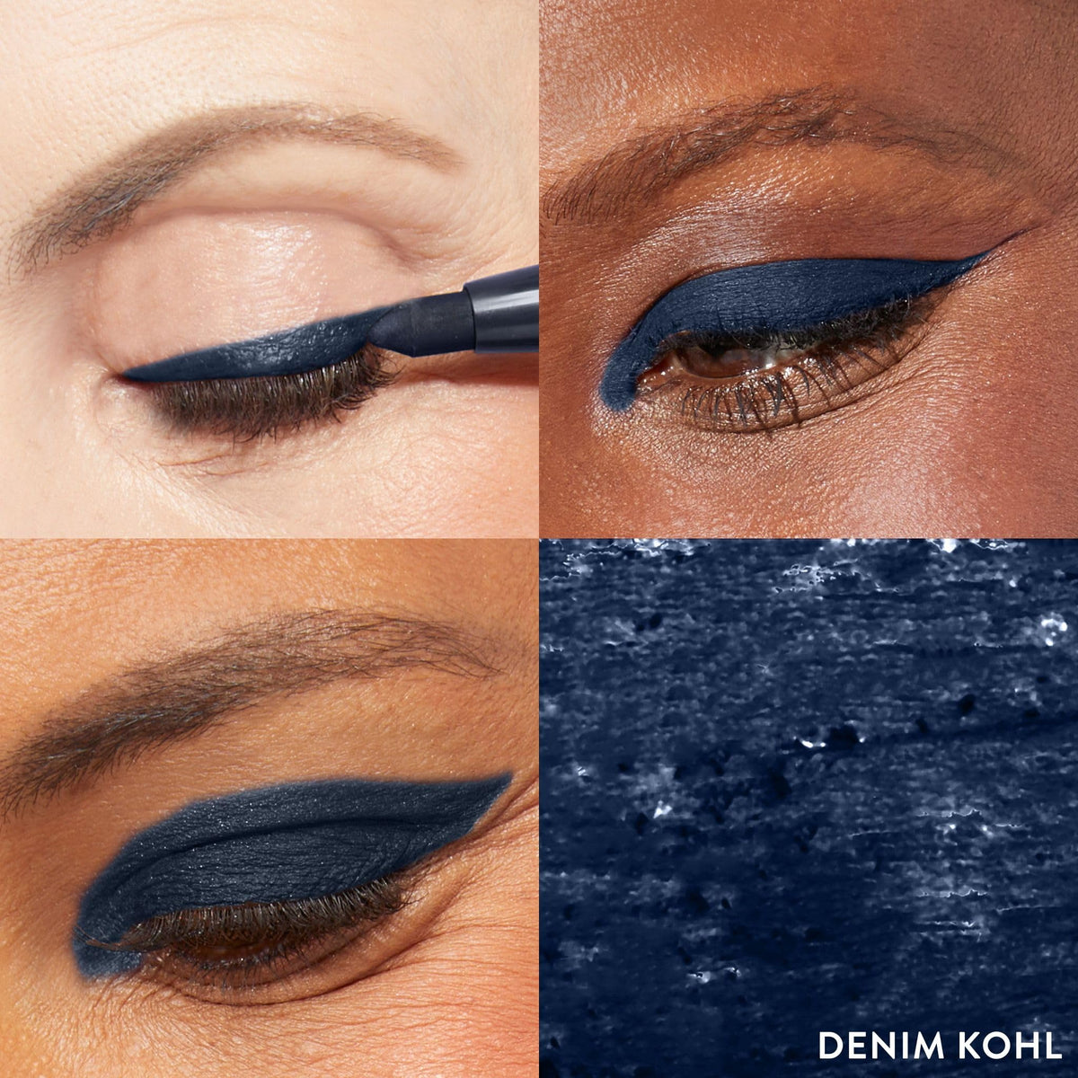 LAURA GELLER NEW YORK close-up of pencil tip highlighting creamy texture benefit: smooth application