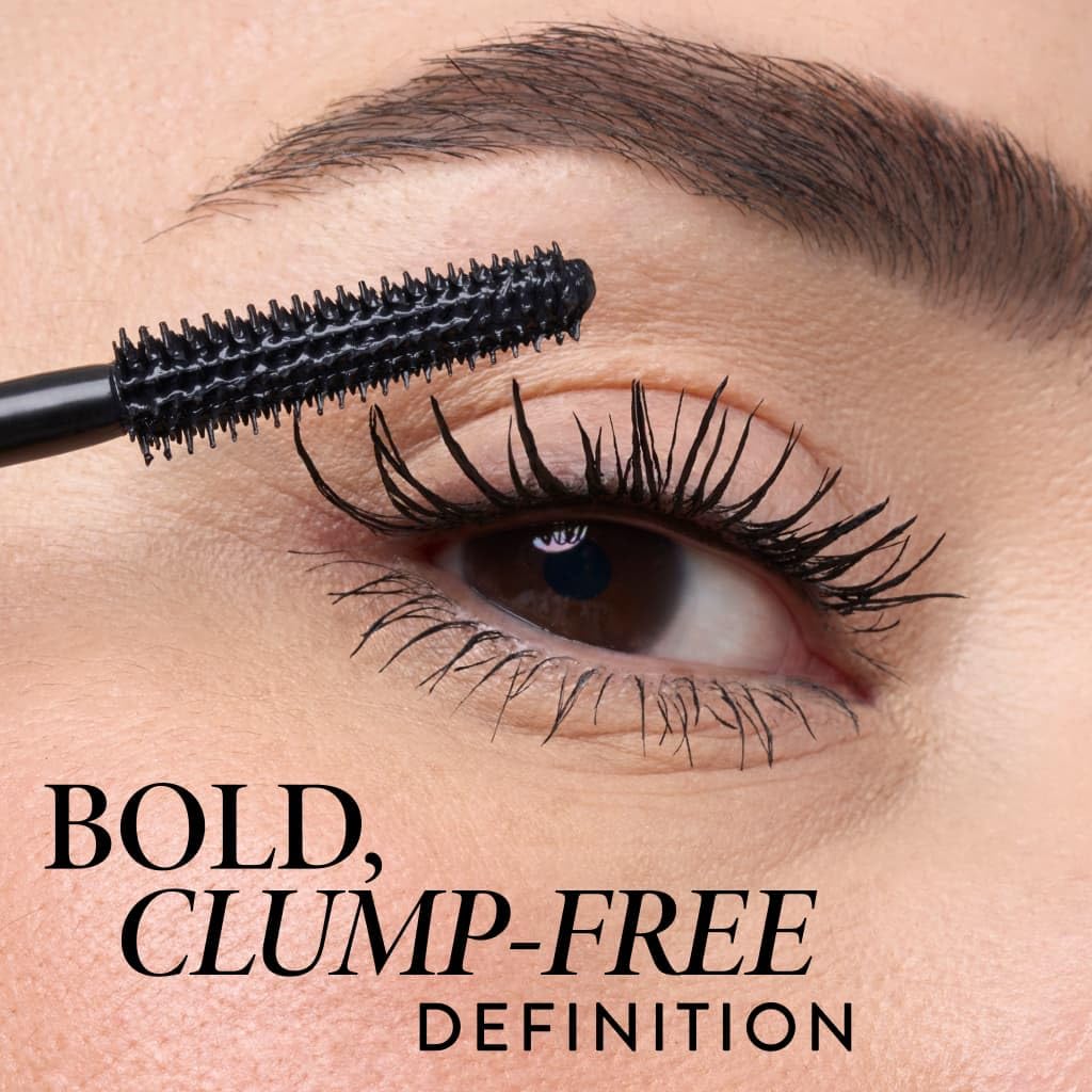LAURA GELLER NEW YORK before and after eye shot illustrating dramatic lash transformation