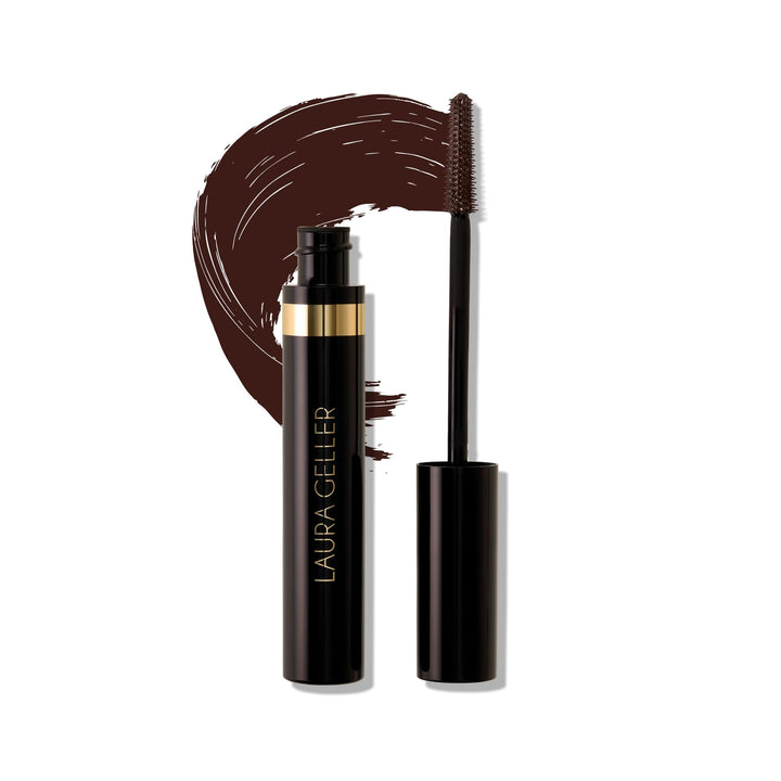 LAURA GELLER NEW YORK front bottle image showing sleek packaging and benefit of longwear