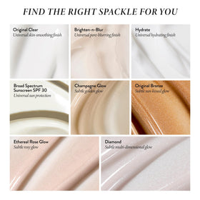 LAURA GELLER NEW YORK product held in hand showing true 2 fl oz size for travel convenience