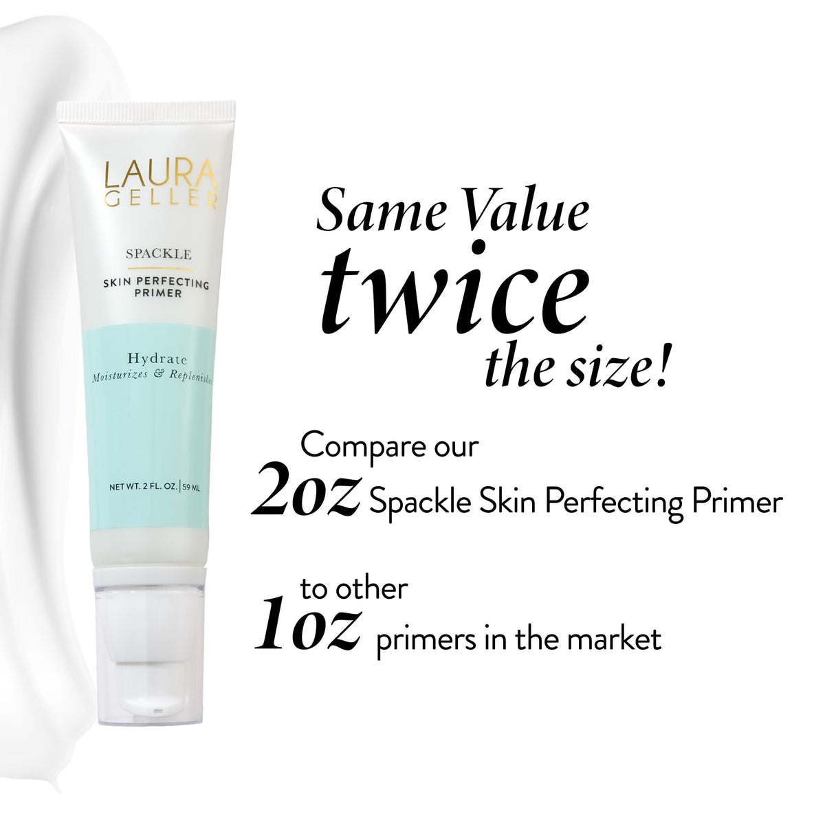 LAURA GELLER NEW YORK label with National Psoriasis Foundation seal indicating gentle formulation