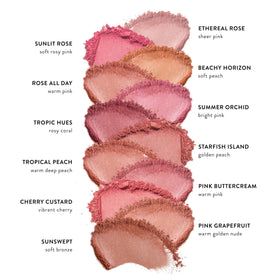 LAURA GELLER NEW YORK lifestyle image of cheeks with Sunlit Rose for youthful radiance