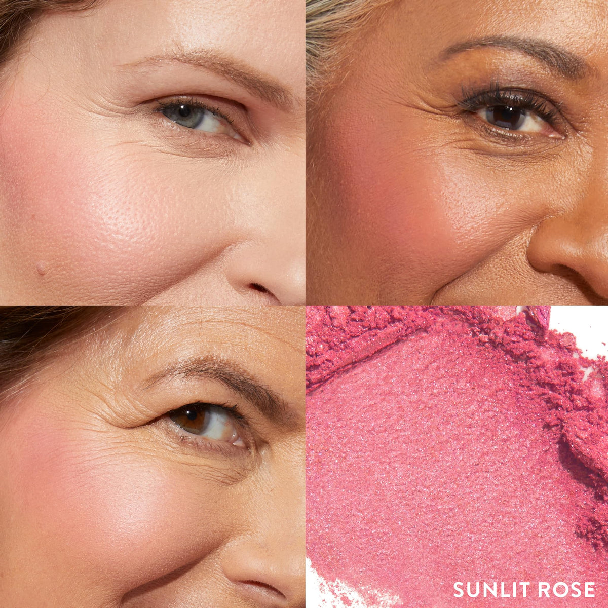 LAURA GELLER NEW YORK open pan revealing marbleized baked powder texture for seamless blend