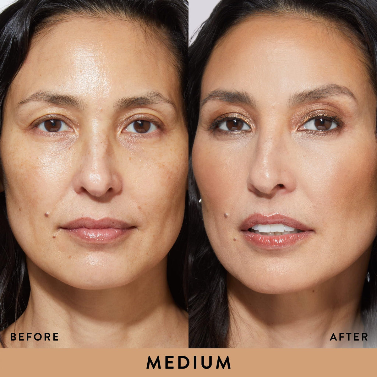 LAURA GELLER close-up of baked bronzer texture highlighting smooth blendability