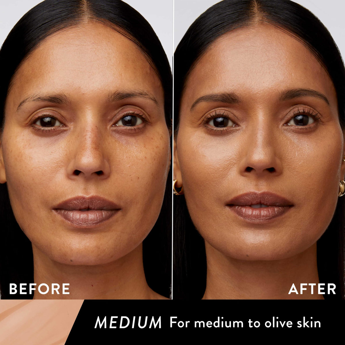 LAURA GELLER close-up of creamy Quench-n-Tint texture showing lightweight hydration