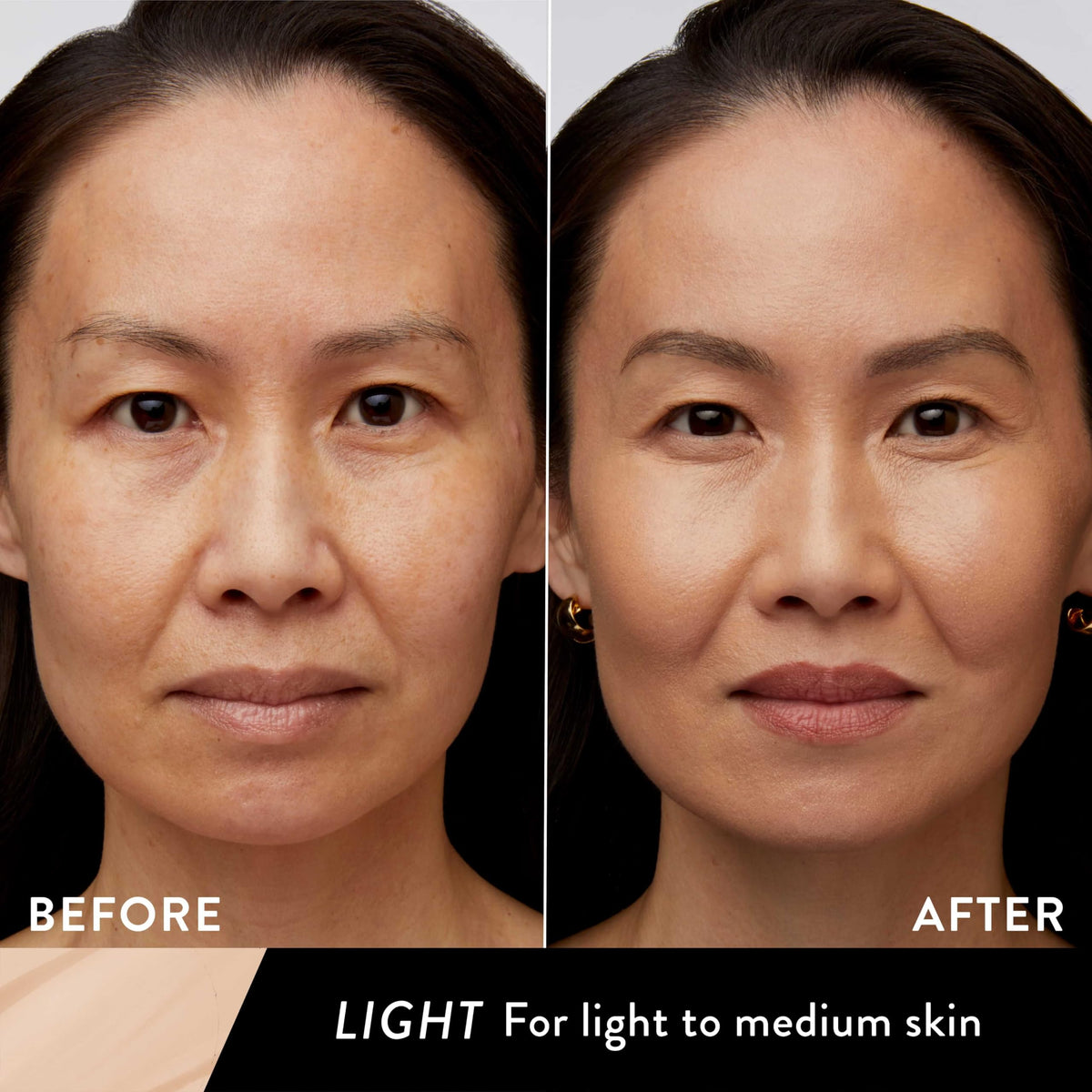 LAURA GELLER NEW YORK texture swirl of tinted moisturizer highlighting creamy hydration