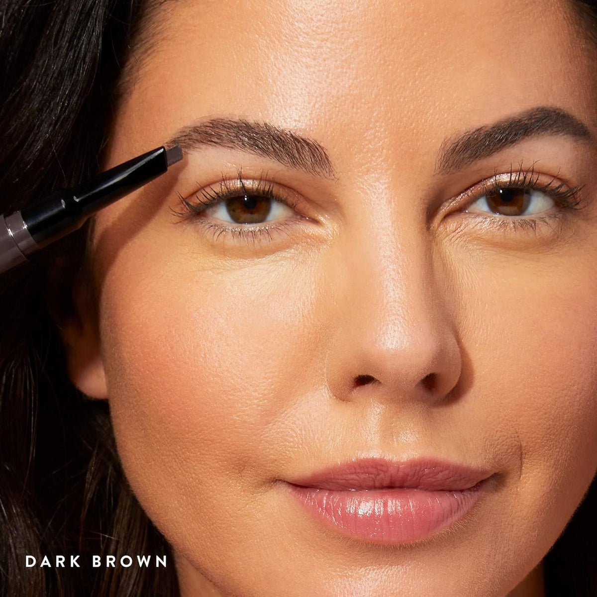 LAURA GELLER angled pencil tip close-up for precise hair-like strokes
