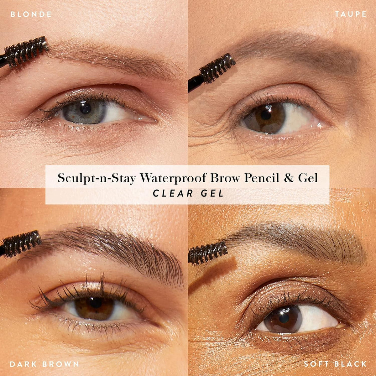 LAURA GELLER NEW YORK product with cap off showing both pencil and gel for one-step routine