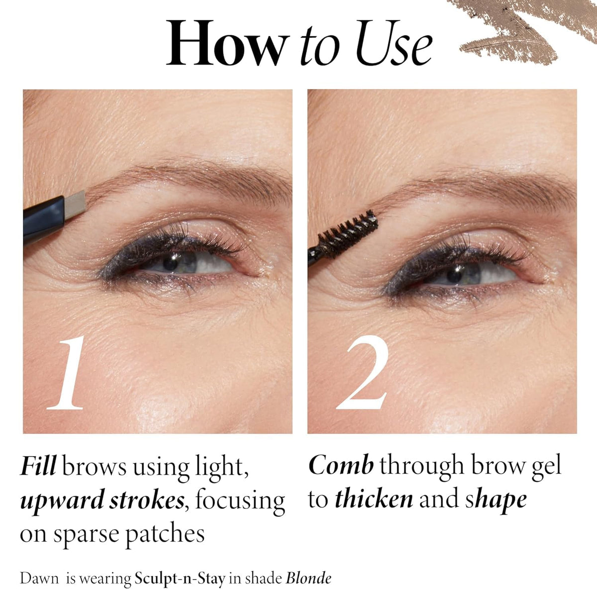 LAURA GELLER texture swipe on skin showing smooth, blendable pigment benefit