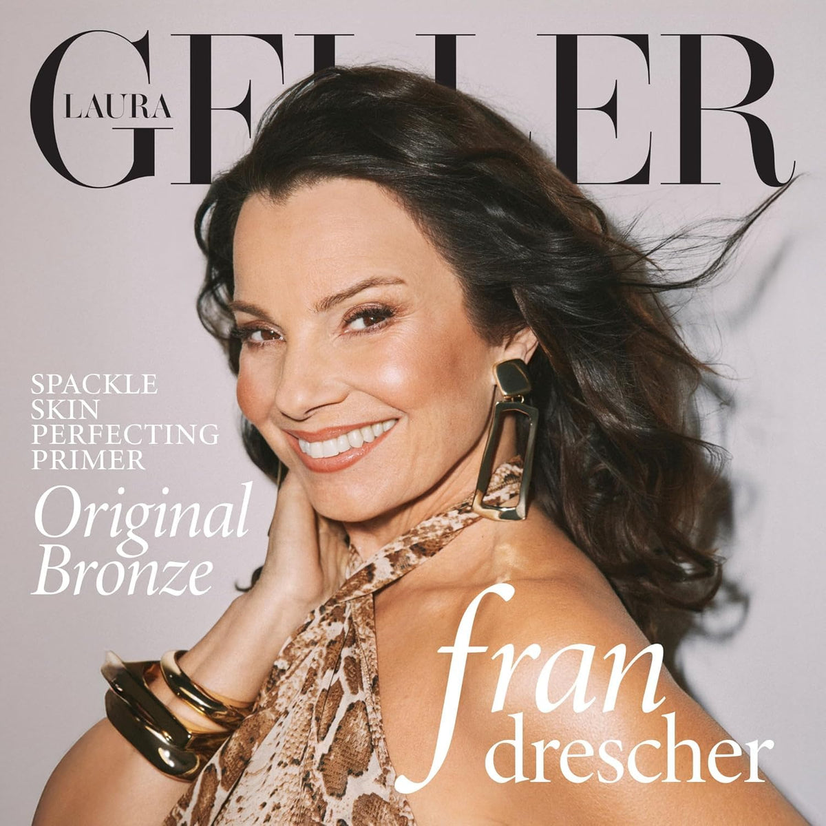 LAURA GELLER primer applied on hand showing hydration and natural-looking glow