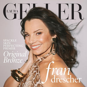 LAURA GELLER primer applied on hand showing hydration and natural-looking glow