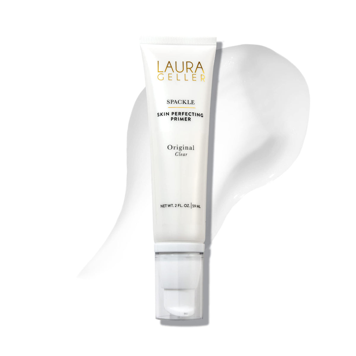 LAURA GELLER NEW YORK front packaging shows clear primer and brand