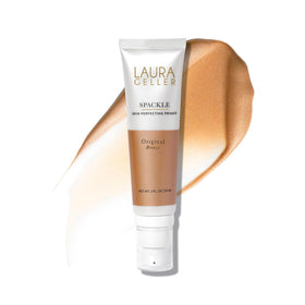 LAURA GELLER primer front packaging showing bronze bottle and branding for shelf appeal
