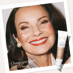 LAURA GELLER NEW YORK pump close-up of Spackle Primer demonstrating precise dispensing and easy application
