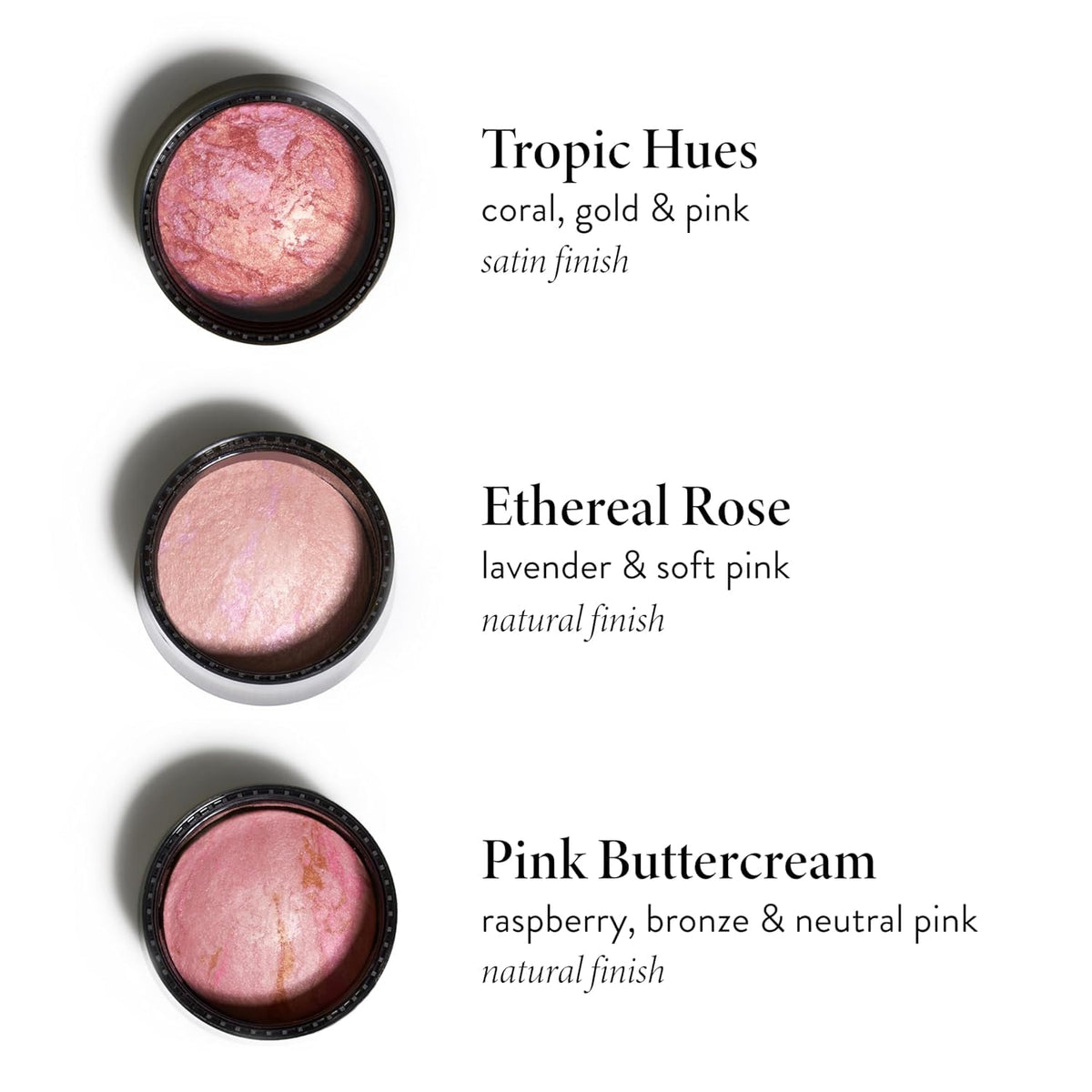 LAURA GELLER NEW YORK swatches on arm showing blendable coral-gold-pink payoff