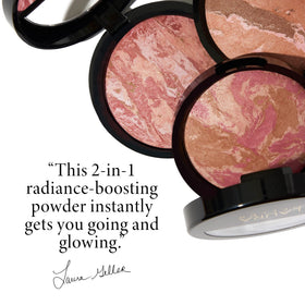 LAURA GELLER NEW YORK baked texture detail showing silky finish and even application