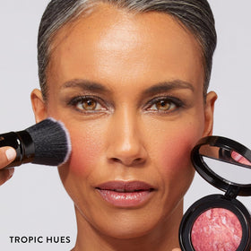 LAURA GELLER foundation texture close-up showing lightweight blendable finish
