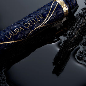 LAURA GELLER NEW YORK open tube with wand showing creamy formula ready for application benefit easy layering