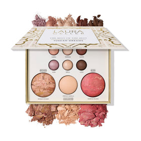 LAURA GELLER NEW YORK palette front packaging showing compact travel convenience