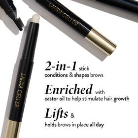 LAURA GELLER NEW YORK close-up of the wax stick tip highlighting smooth application