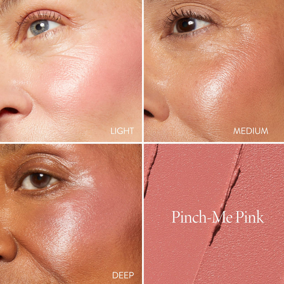 LAURA GELLER close-up texture of cream balm showing smooth blendability