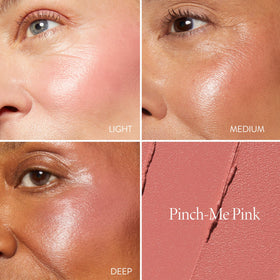 LAURA GELLER close-up texture of cream balm showing smooth blendability