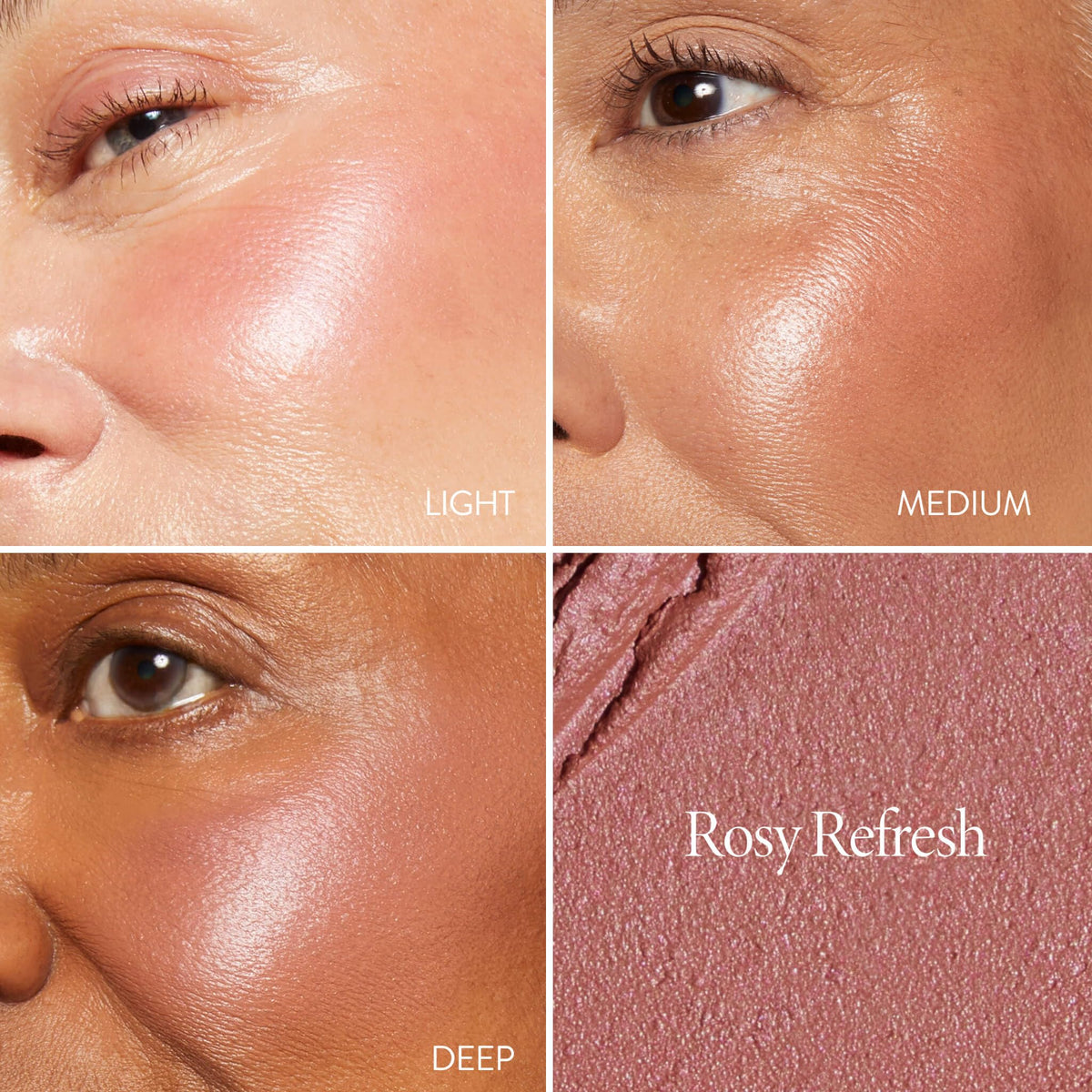 LAURA GELLER NEW YORK closeup texture of balm highlighting creamy glide for blendability