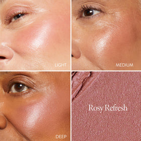 LAURA GELLER NEW YORK closeup texture of balm highlighting creamy glide for blendability