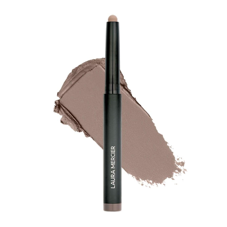 Laura Mercier front packaging of Cobblestone stick showing compact design and color benefit