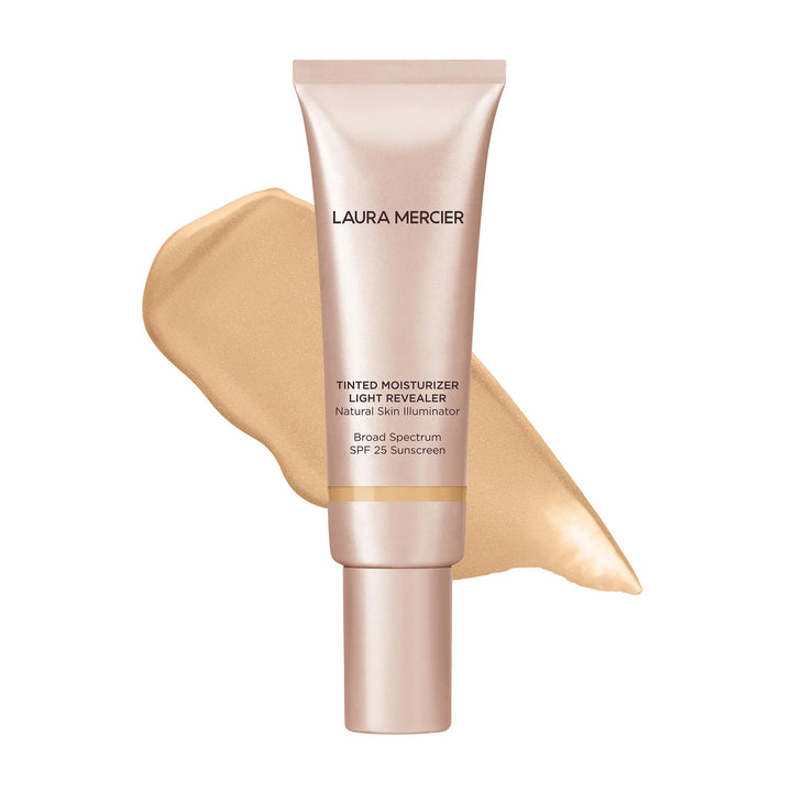 Laura Mercier front packaging tube showing product name and elegant design benefit