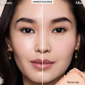 laura mercier open sifter top view highlighting easy dispensing and control