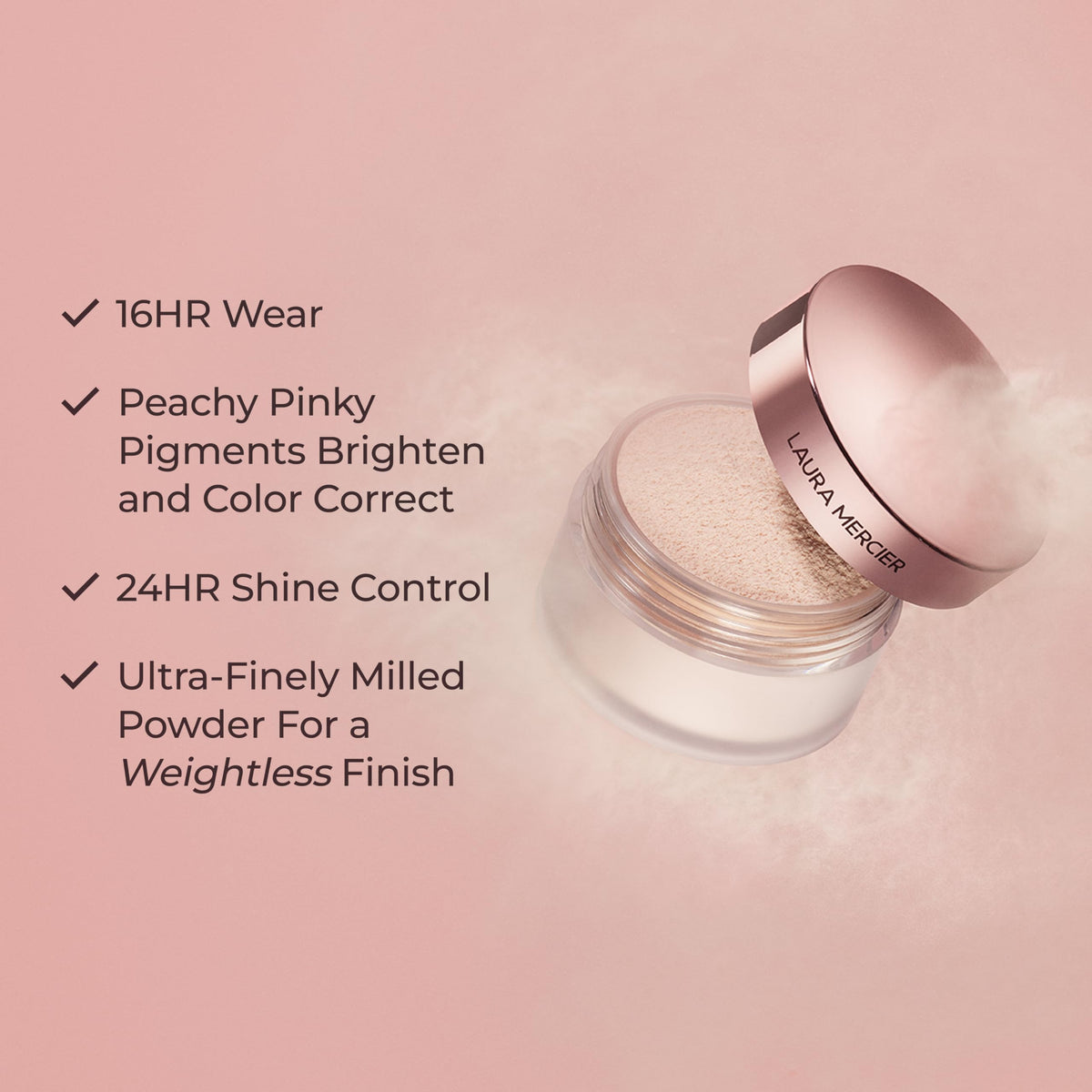 laura mercier finely milled powder texture helping blur pores and smooth skin
